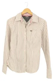 Vorschaubild 1 von Damen Hemdbluse Gr. 36/S Gestreift Casual Preppy Baumwolle