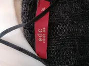 Vorschaubild 3 von EDC Damen Strick Poncho Grau Gr. 42/XL Casual Alpaka Wolle