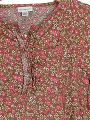 Vorschaubild 2 von Mädchen Bluse Blumenmuster Langarm Mehrfarbig Gr. 128