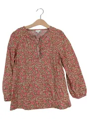 Vorschaubild 1 von Mädchen Bluse Blumenmuster Langarm Mehrfarbig Gr. 128