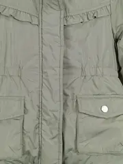 Vorschaubild 3 von Mädchen Winterjacke Gr. 92 Parka Kunstpelz Kapuze Grün