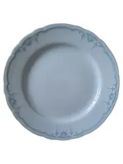 Vorschaubild 1 von Essteller Klassisch Weiß Blumenmuster 19cm Porzellan Teller