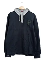 Vorschaubild 1 von Herren Pullover Hoodie Kapuze Langarm Uni Blau XXL