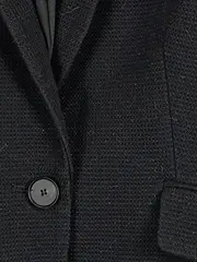 Vorschaubild 2 von Damen Blazer Gr. 36 Schwarz Business Strukturmuster