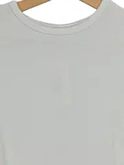 Vorschaubild 3 von Damen T-Shirt Gr. 38 M Weiß Basic Kurzarm Viskose Elasthan
