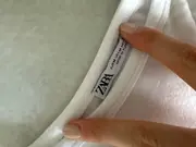 Vorschaubild 4 von Damen T-Shirt Gr. 38 M Weiß Basic Kurzarm Viskose Elasthan