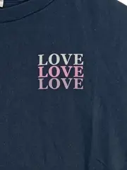Vorschaubild 3 von Damen T-Shirt LOVE LOVE LOVE Gr. 34/XS Blau Casual