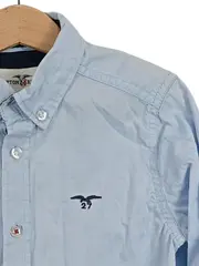 Vorschaubild 3 von Hampton Republic Kinder Freizeithemd Langarm Blau Gr. 116 Baumwolle Casual