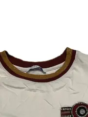 Vorschaubild 4 von Damen T-Shirt Schriftzug Strass Gr. 38/M Weiß Baumwolle Casual
