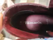 Vorschaubild 2 von Tamaris Damen Stiefeletten Elegant Party Synthetik Rot Gr. 38