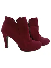 Vorschaubild 1 von Tamaris Damen Stiefeletten Elegant Party Synthetik Rot Gr. 38