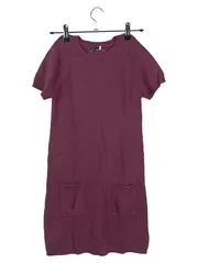 Vorschaubild 1 von Kinder Strickkleid Gr. 140 Rot Casual Komfortabel Baumwolle