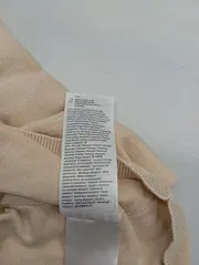 Vorschaubild 4 von Pullover Damen 34/XS Beige Baumwolle Viskose Casual