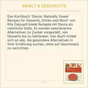 Vorschaubild 3 von Stevia Naturally Sweet Rezepte Desserts Getränke Kochbuch Rita Depuydt