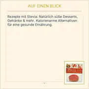 Vorschaubild 2 von Stevia Naturally Sweet Rezepte Desserts Getränke Kochbuch Rita Depuydt