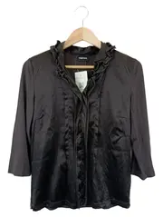 Vorschaubild 1 von TAIFUN Bluse Damen 36/S Schwarz Elegant Rüschen 3/4-Arm