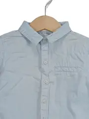 Vorschaubild 2 von Baby Body Hemdbody Langarm Gr. 86 Blau Gepunktet Baumwolle Hemd Strampler