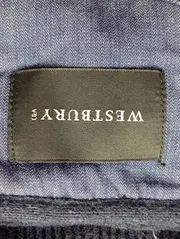 Vorschaubild 3 von Herren Pullover Gr. 50/L Blau Klassisch Strukturmuster Langarm