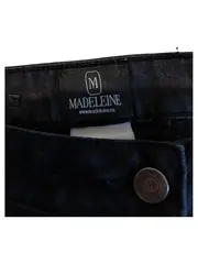 Vorschaubild 5 von Damen Biker Hose Gr. 38 Blau Reißverschluss Stretch