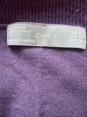 Vorschaubild 6 von Damen Strickjacke Gr. 36 Lila Casual Viskose