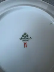 Vorschaubild 3 von Bavaria Teller Rosenmuster Goldrand Porzellan 19cm