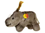 Vorschaubild 1 von Nosy Nashorn Plüschtier 1456/09 Kuscheltier Braun 14cm mit Knopf im Ohr