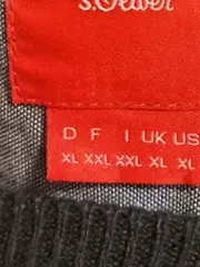 Vorschaubild 6 von Herren Pullover Basic V-Ausschnitt Uni Blau Baumwolle Gr. XL