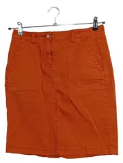Vorschaubild 1 von Damen Rock Minirock Gr. 36/S Orange Baumwolle Casual