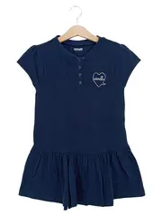 Vorschaubild 1 von Mädchen Freizeitkleid Gr. 138 cm Blau Casual Baumwolle
