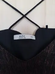 Vorschaubild 4 von EDC Damen Top XS 34 Mehrfarbig Elegant Glitzer Trägertop