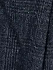 Vorschaubild 3 von Faltenrock Damen Gr. 44 Grau Kariert Wolle Klassisch Business