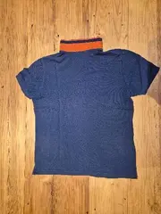 Vorschaubild 2 von Herren Poloshirt Blau Gr. M Regular Fit Baumwolle