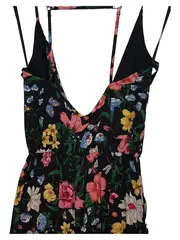 Vorschaubild 2 von Damen Sommerkleid Blumenmuster Viskose Gr. XS Mehrfarbig