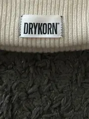 Vorschaubild 6 von Beanie Mütze Damen Beige Uni Rippstrick Logo Casual