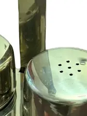 Vorschaubild 6 von Salz Pfeffer Streuer Set Edelstahl 18/8 Menage Modern Silber