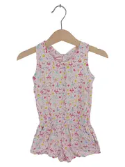 Vorschaubild 1 von Sommerkleid Mädchen Gr. 80 Flamingo Muster Baumwolle
