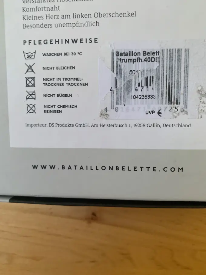BATAILLON BELETTE Strumpfhose Bild 2
