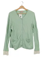 Vorschaubild 1 von LIEBLINGSSTÜCK Damen Strickjacke Gr. 42/XL Grün Casual Baumwolle Viskose