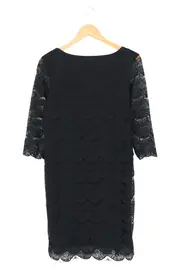 Vorschaubild 2 von Damen Etuikleid Schwarz Spitze Gr. 38/M Elegant Festlich