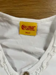 Vorschaubild 3 von Mädchen Strickjacke Bolero Jäckchen Gr. 98 Weiß Charmant