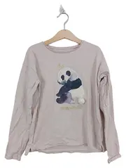 Vorschaubild 1 von Mädchen Langarmshirt Gr. 140 Rosa Casual Panda Motiv