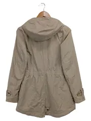 Vorschaubild 2 von Leichte Jacke Damen Gr. 36/S Beige Casual Parka Übergangsjacke Kapuze