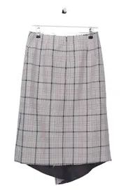 Vorschaubild 2 von Wickelrock Damen 38;M Grau Kariert Preppy Midirock