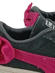 Vorschaubild 4 von Mädchen Sneaker low Grau Pink Schleife Gr. 24 Sportlich