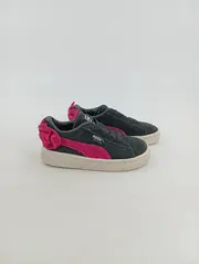 Vorschaubild 2 von Mädchen Sneaker low Grau Pink Schleife Gr. 24 Sportlich