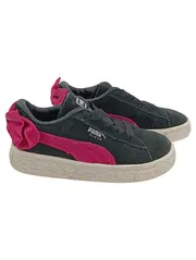 Vorschaubild 1 von Mädchen Sneaker low Grau Pink Schleife Gr. 24 Sportlich