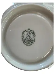 Vorschaubild 2 von Kaffeeservice Royal China Porzellan Blumenmuster Weiß Gold