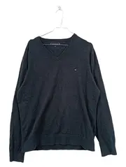 Vorschaubild 1 von Herren Pullover V-Ausschnitt Langarm Gr. 38.5 Grau Casual
