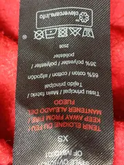 Vorschaubild 5 von Damen Sweatshirt Rot Gr. 34/XS Casual mit Rüschen & Schriftzug
