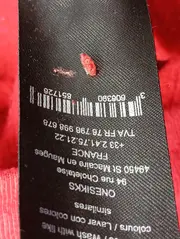 Vorschaubild 6 von Damen Sweatshirt Rot Gr. 34/XS Casual mit Rüschen & Schriftzug